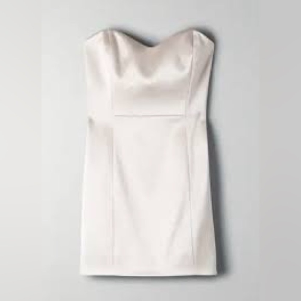 Aritzia Strapless Light Pink Dress